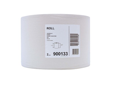 Aftørringsrulle Industri Tork W1 1-lag Ø37cm B23.5cmxL1150m Genbrug Natur