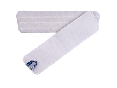 Moppe Velcro Clean Plus Dry Fibre 60cm Öko-tex Hvid Tør