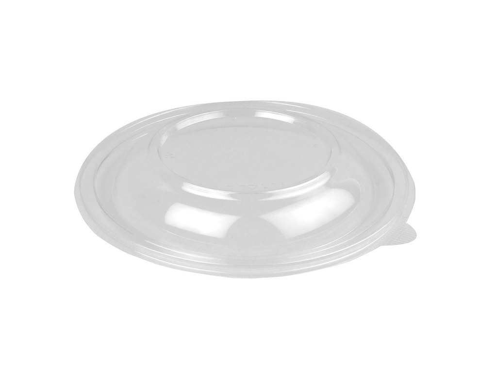 Plastlåg Ø187 mm Rund PET Klar til Plastbæger Festipack 750/1000 ml