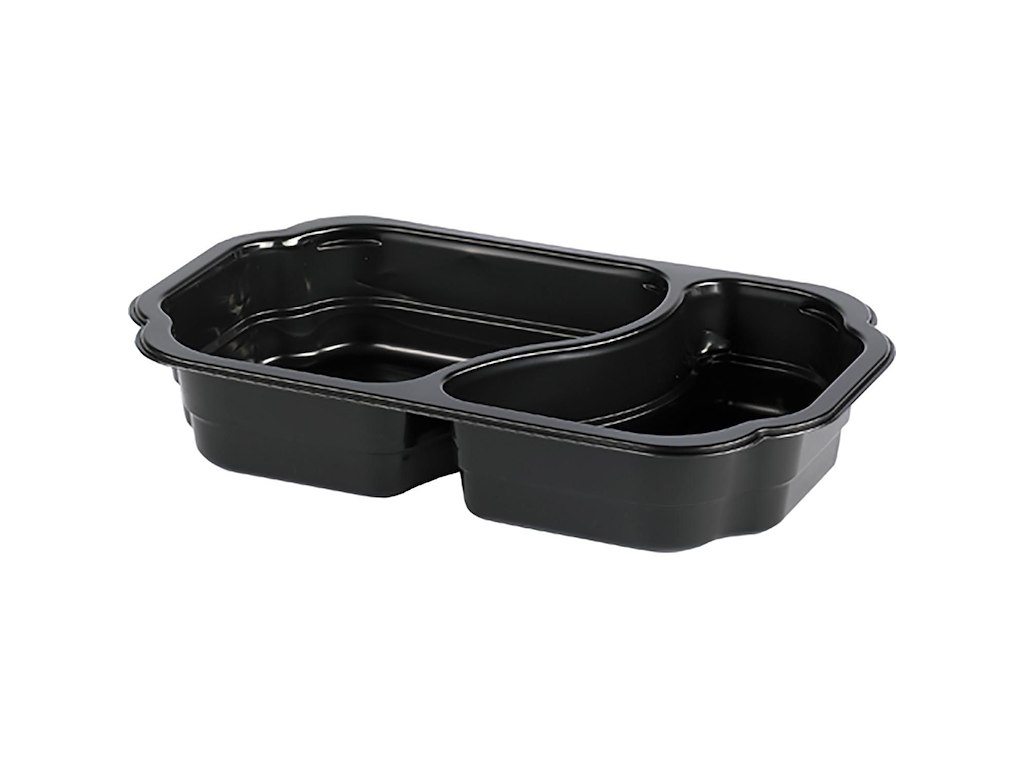 Bakke 2-rum 215x148x47 mm HMR PP Sort