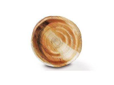 Skål Ø120 mm Bionedbrydelig Palmeblad