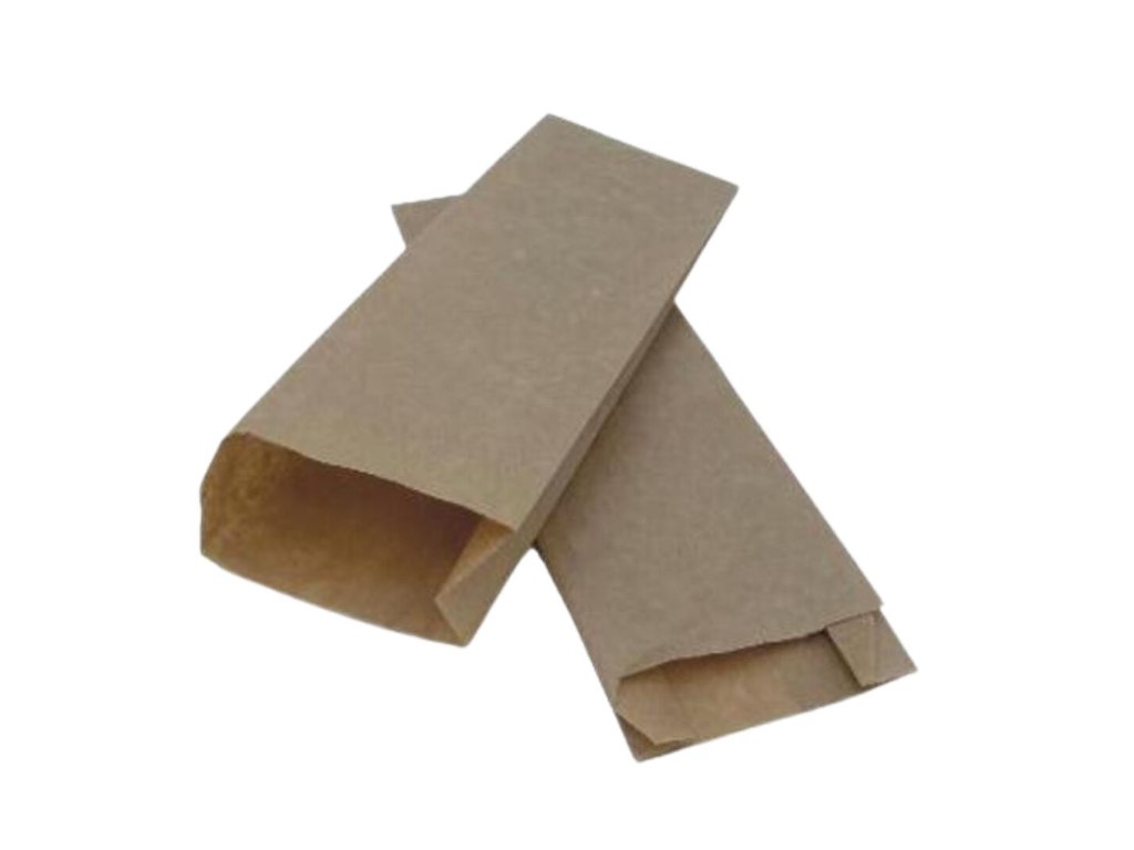 Fransk Hotdog pose 70/30x190 mm 40 gr kraft brun uden tryk