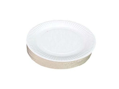 Paptallerken Verive Ø23xH1cm Hvid