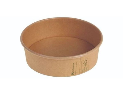 Salatskål Naturesse 690ml Ø150x60mm Pap/PLA Brun