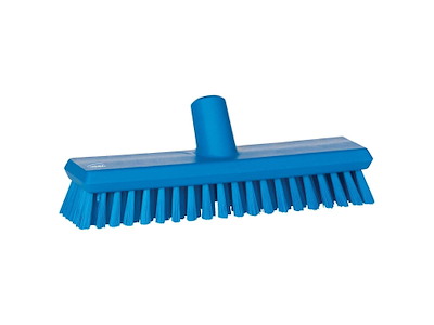 Gulvskrubbe 27 cm Medium med Vandgennemløb Blå