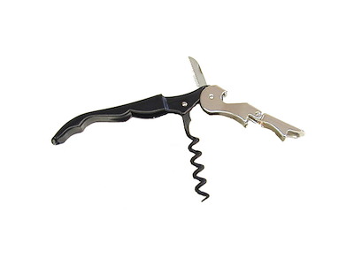 Tjenerproptrækker Beaumont sort/stål