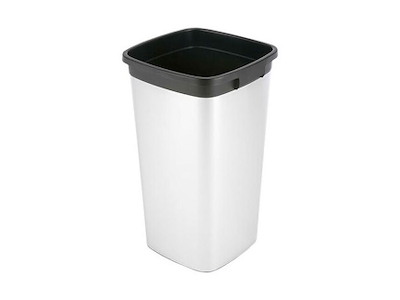 Affaldsbeholder Iris 60 ltr Firkantet Plast Metalfinish