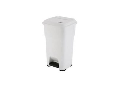 Pedalspand Hera 60 ltr Hvid