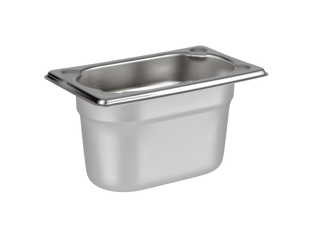 Kantine 1/9 GN 1 ltr 17.5x10.5x10 cm Rustfrit stål