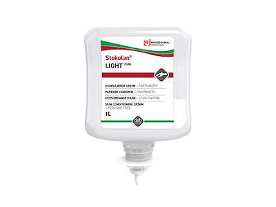 Hudcreme Stokolan Light PURE 1ltr ECARF uden Parfume/Parabener 6% fedt til disp