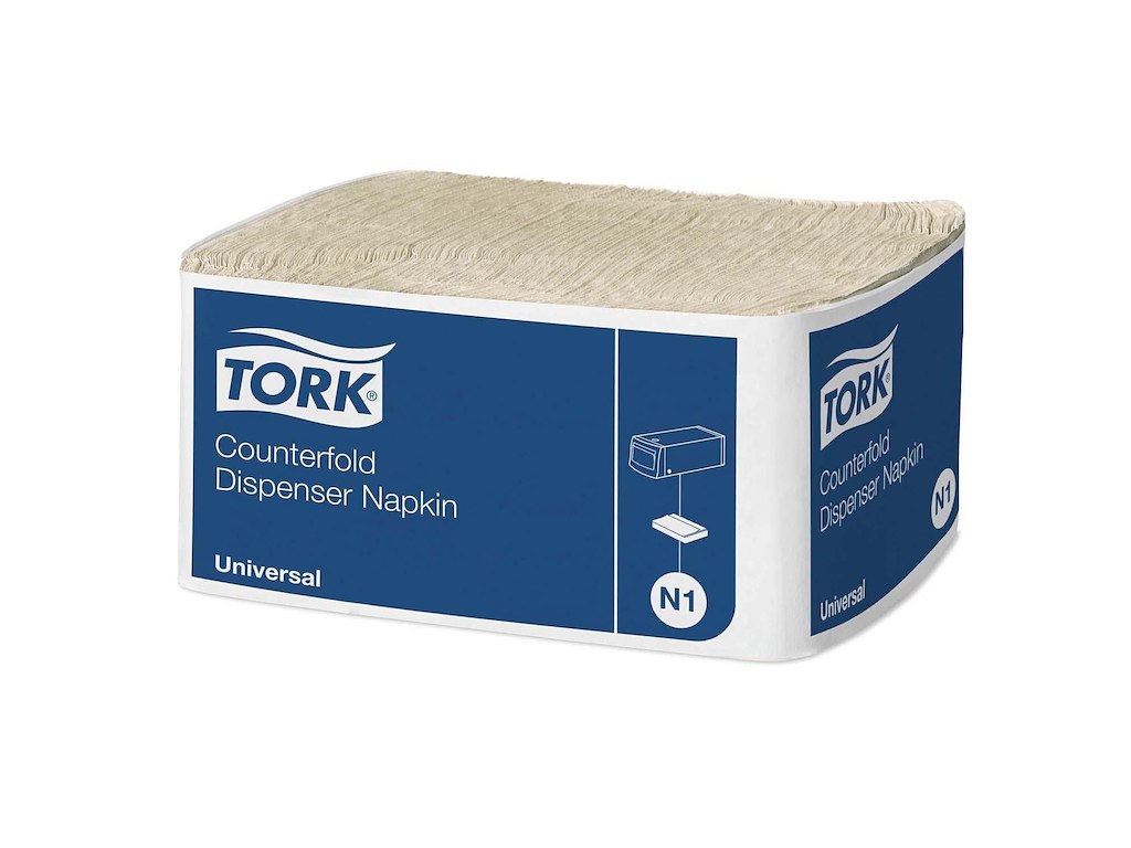 Serviet Tork N1 Novafold 32x31 cm natur brun