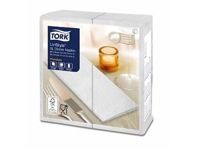 Serviet Tork Linstyle 48x48cm 1/8 fold Hvid
