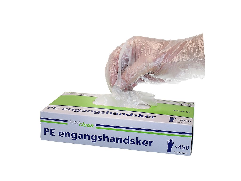 Handske engangs Str XL HDPE