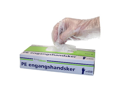 Handske engangs Str XL HDPE