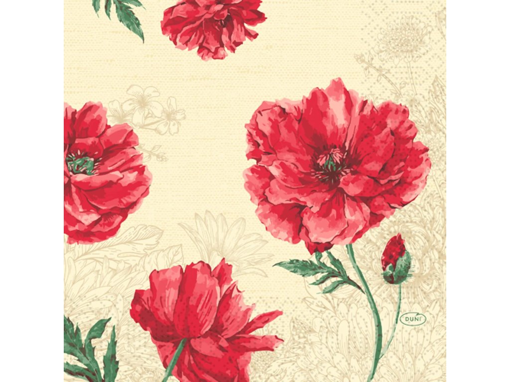 Serviet Duni 33x33cm 3-lags Monique