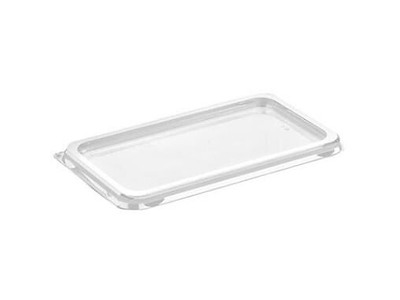 Plastlåg M65-3 185x105x85 mm Firkantet APET til Kageboks K2182 i PPmat