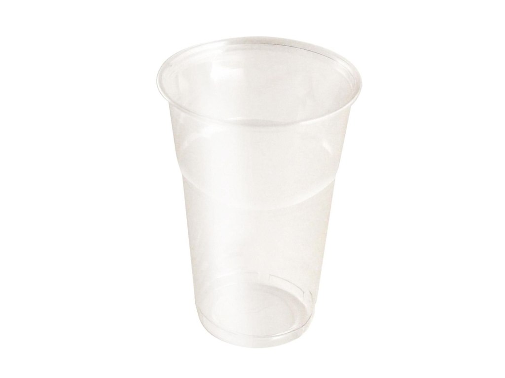 Plastglas 30 cl Ø85xH115 mm bioplast PLA Klar