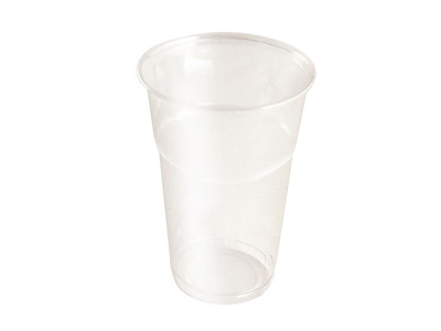 Plastglas 30 cl Ø85xH115 mm bioplast PLA Klar