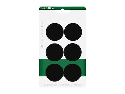 Magneter 30mm 6 Stk. Sort