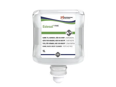 Cremesæbe Estesol Lotion PURE Ecolabel u Farve/Parfume til Dispenser 1 ltr