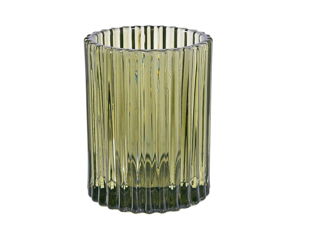 Lysholder Duni Comodo Green 7x5.5 cm Glas