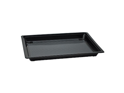 Sushibakke 365x265x38 mm 500 my RPET Sort Høj