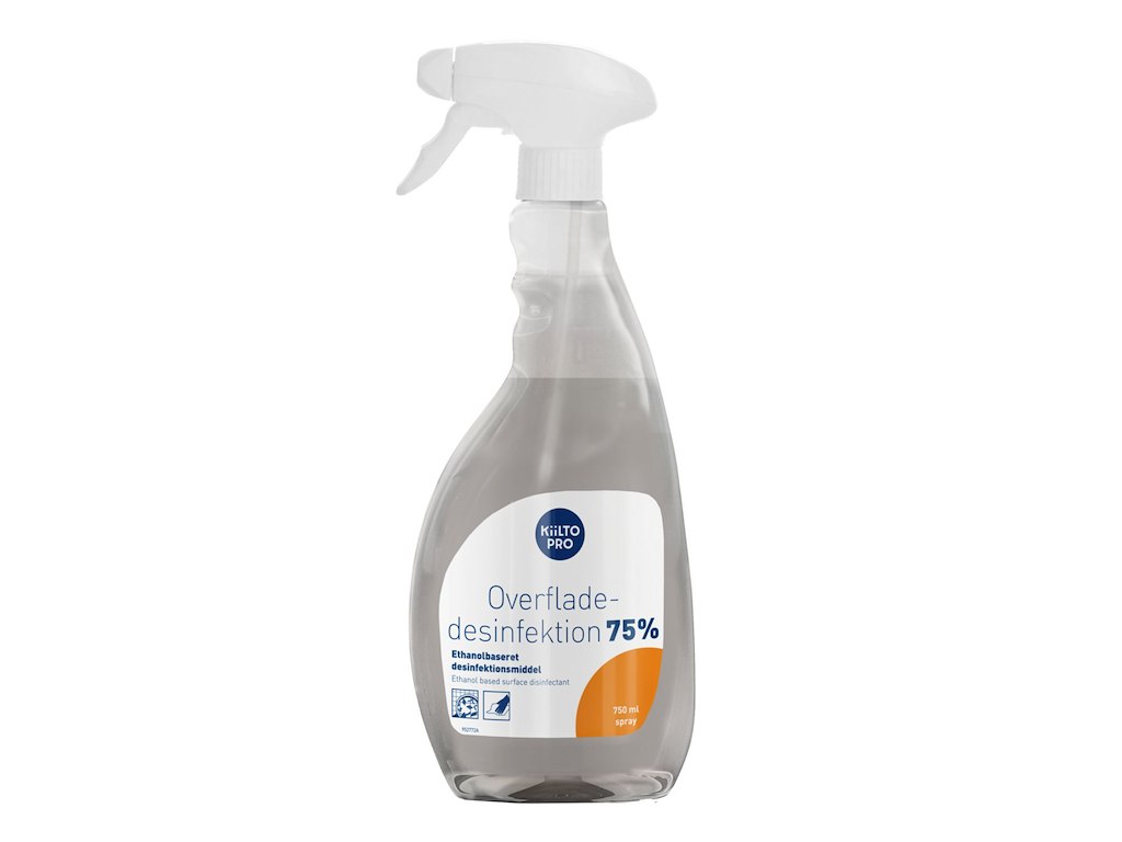 Desinfektion Spray Kiilto Pro Overfladedesinfektion 75% 750ml Fødevaregodkendt