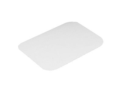 Låg karton plan med Alu/PE indvendigt 255x185 mm til 1850 ml alubakke