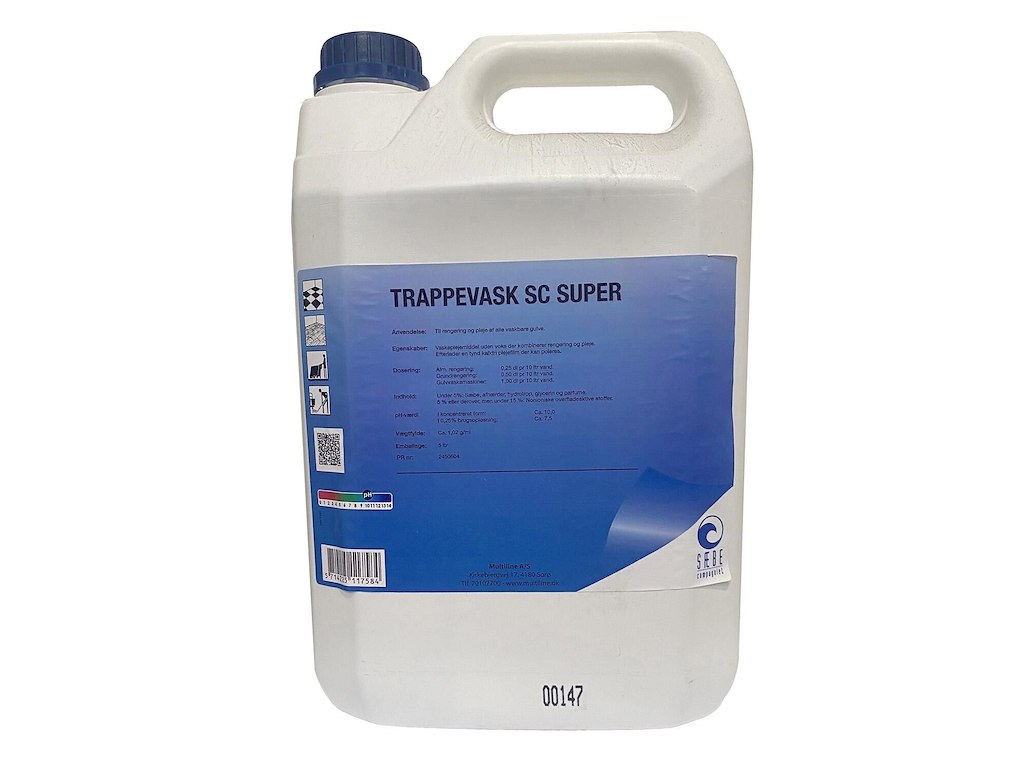 Trappevask SC Super 5ltr med Parfume Grøn