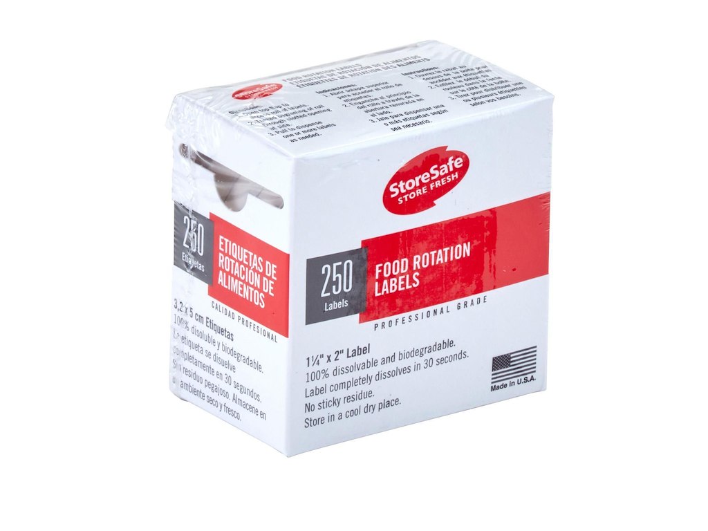 Etiket Cambro 30x50mm 250stk. pr. rl. Vandopløselig til Sporbarhed