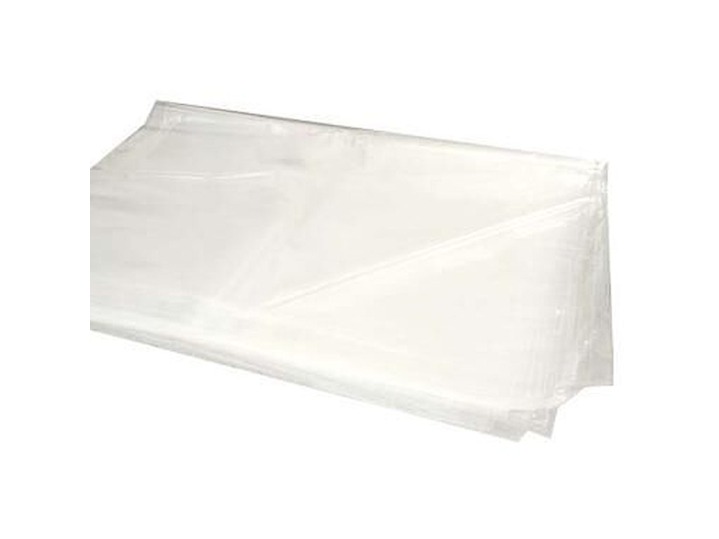 Plastpose 70x50 cm 35 my til ½ kagemandsækse PP Klar