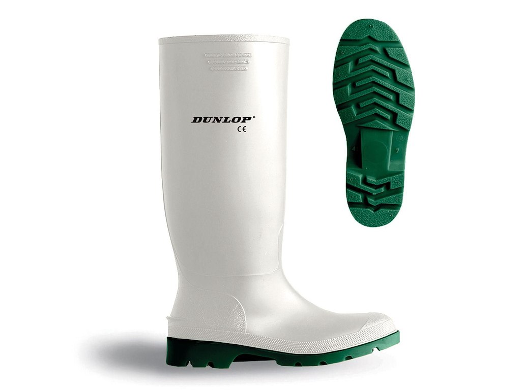 Gummistøvler Dunlop Pricemastor str. 41 Hvid/Grøn