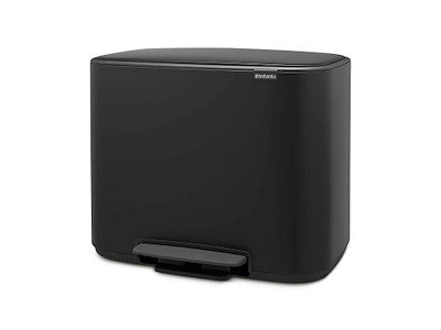 Pedalspand Brabantia Bo 3x11 ltr Sort