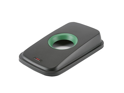 Låg Geo 29x49x9 cm Rund åbning Sort/Grøn til 20226-2/20227-2