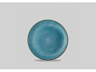Tallerken Churchill Stonecast Patina Ø16.5xH1cm Blå