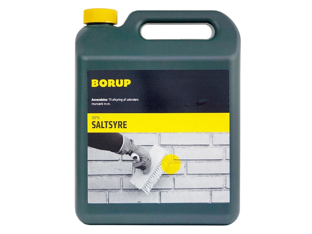 Saltsyre Borup 30% 5ltr til afsyring/kalkfjerning/pH-justering