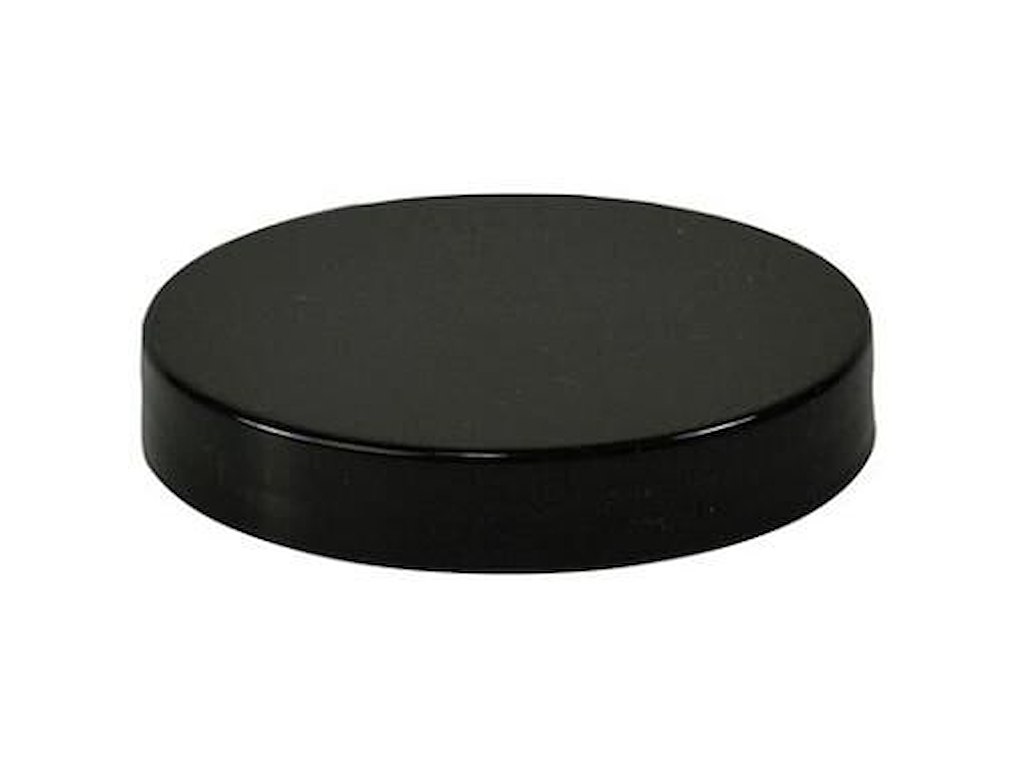 Låg Glossy 89mm PP Sort til PET dåse 110321/110322