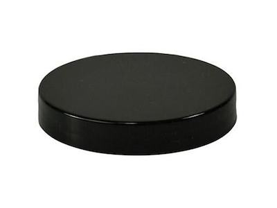 Låg Glossy 89mm PP Sort til PET dåse 110321/110322