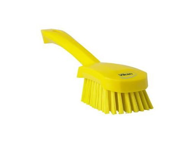 Håndbørste Stiv 270mm med Kort skaft Gul