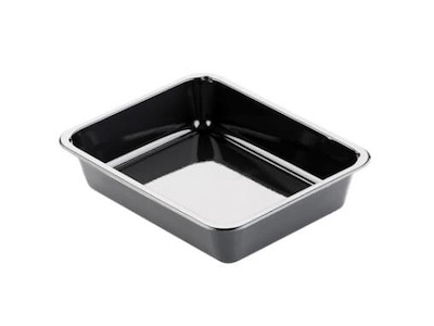 Bakke EcoEcho 1-rum 1500 ml 225x175x54 mm CPET Sort