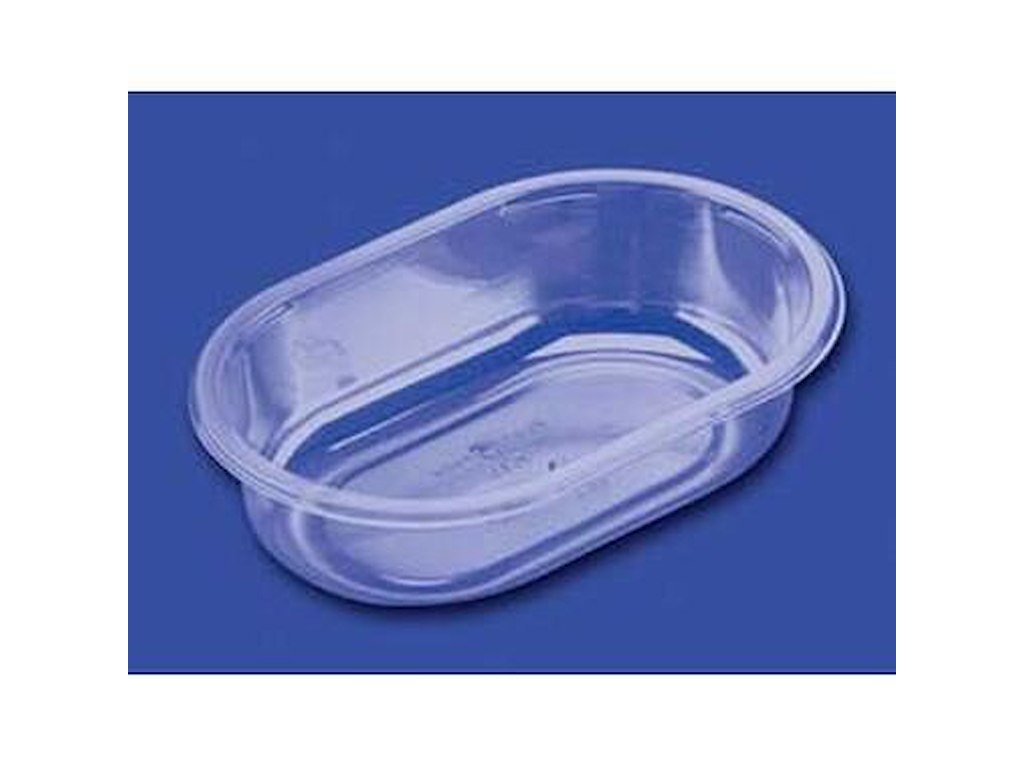 Bakke 1-rum 525 ml 176x116x40 mm Oval APET Klar