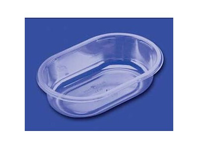 Bakke 1-rum 525 ml 176x116x40 mm Oval APET Klar