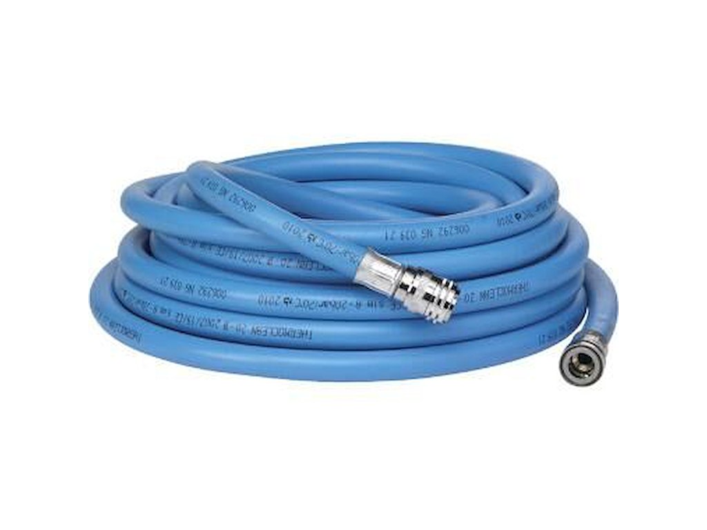 Slangesæt 10 m med Kobling til varmt vand til Skumsprøjte