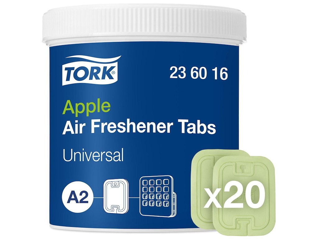 Luftfrisker Fast Tork Airfreshener Æble 14.5g med Parfume til Disc A2 dispenser