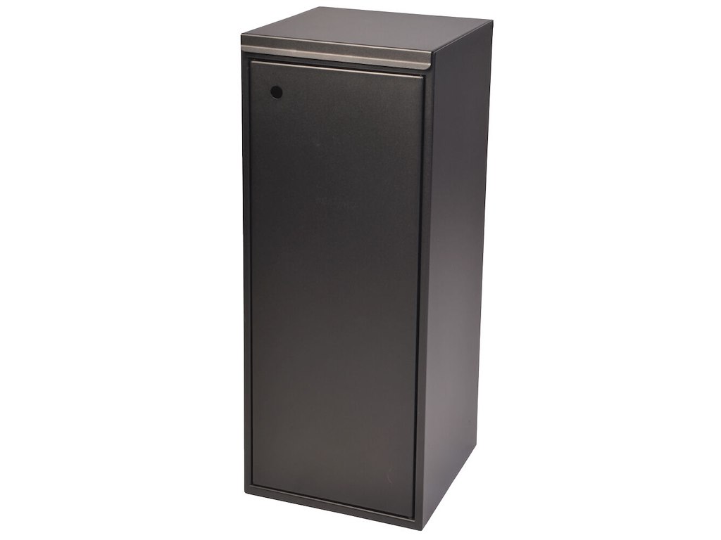 Affaldsstativ 2x60ltr L865xB345xH345mm med låge sort