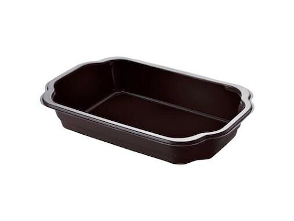 Bakke 1-rum 1/4 GN 900 ml 215x148x41 mm Mineral PP Sort