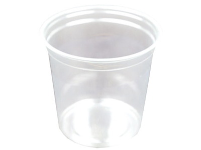 Bæger Deli Pot rund 400 ml Ø101xH76 mm RPET klar