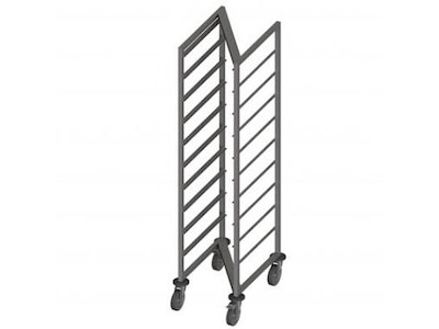 Stikvogn Z Enkel 16 stik 39x56x174 cm Rustfri stål til 1/1 GN