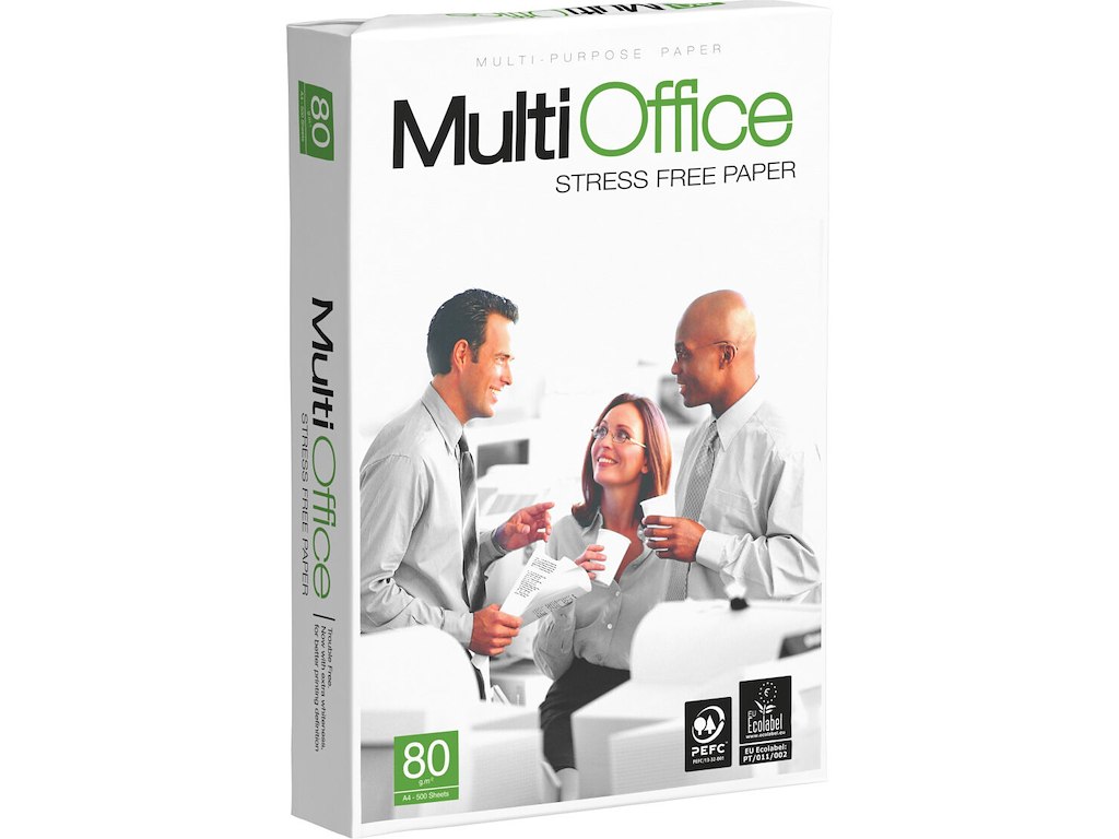 Kopipapir 500 Ark A3 80g L42xB29.7cm Ecolabel Hvid