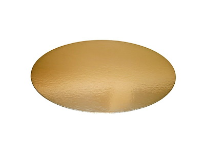 Kagepap Ø280mm 800g sølv/guld